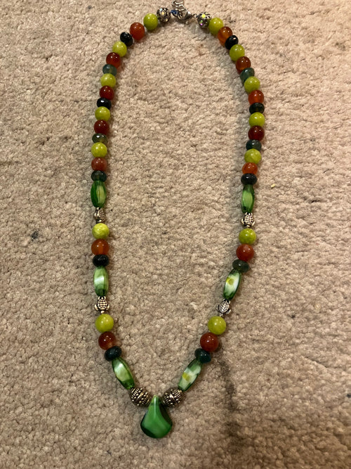 Peridot necklace